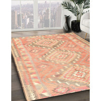 Contemporary Mango Orange Oriental Rug, con2027