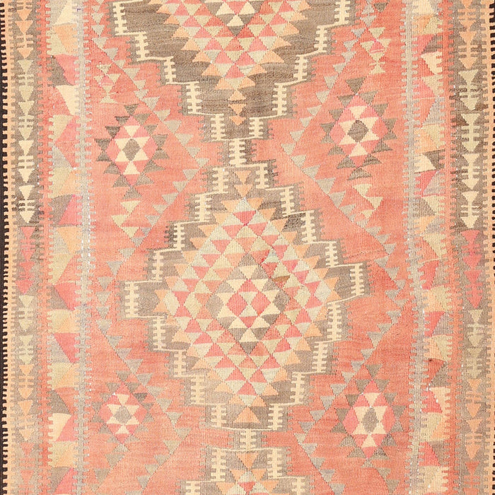 Contemporary Mango Orange Oriental Rug, con2027