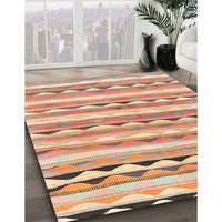 Contemporary Brown Southwestern Rug, con2028