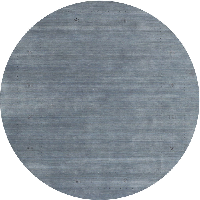 Sideview of Contemporary Light Slate Gray Modern Rug, con2030