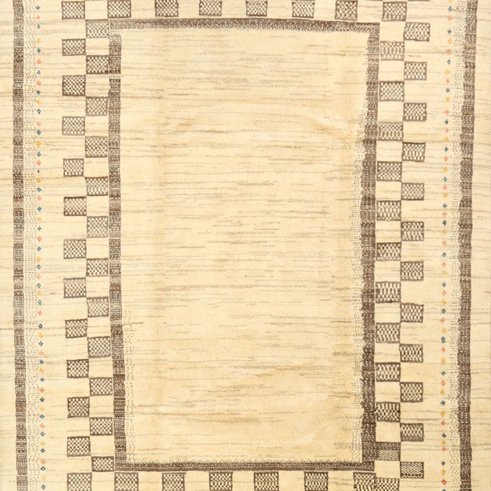 Contemporary Sandy Brown Solid Rug, con2035