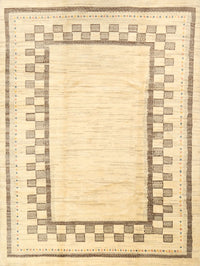 Machine Washable Contemporary Sandy Brown Rug, wshcon2035