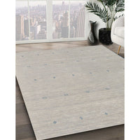 Contemporary Sage Green Modern Rug, con2036