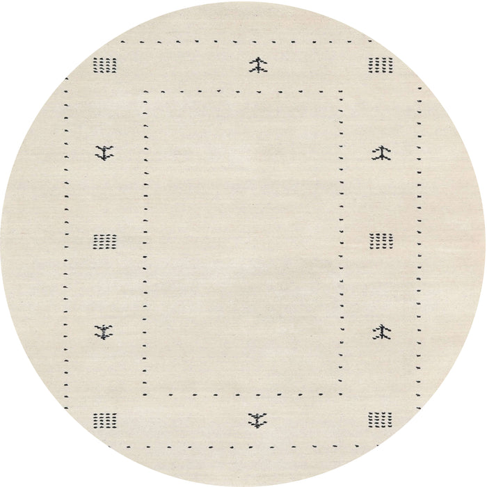 Square Machine Washable Contemporary Wheat Beige Rug, wshcon2038