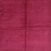 Square Contemporary Crimson Red Modern Rug, con2040