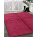 Machine Washable Contemporary Crimson Red Rug in a Family Room, wshcon2040