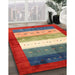 Machine Washable Contemporary Brown Rug in a Family Room, wshcon2045