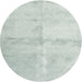 Square Machine Washable Contemporary Light Gray Rug, wshcon2053