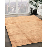 Contemporary Orange Modern Rug, con2057