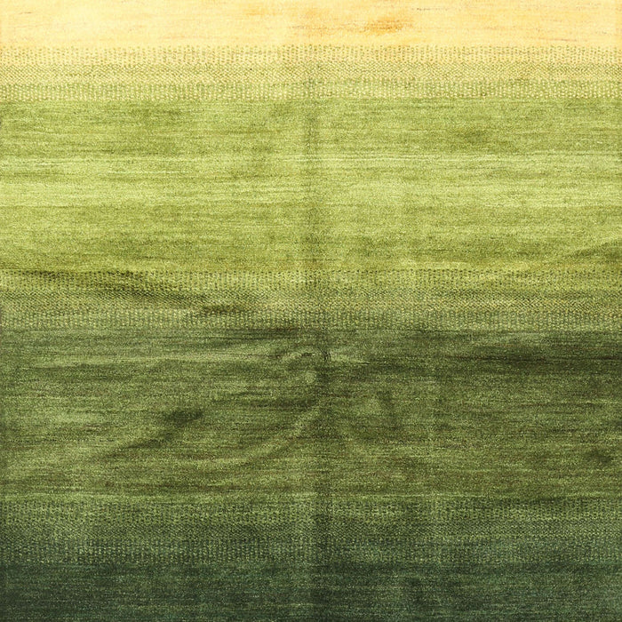 Contemporary Yellow Green Modern Rug, con2060