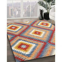 Contemporary Cherry Red Southwestern Rug, con2065