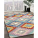 Machine Washable Contemporary Tan Brown Rug in a Family Room, wshcon2067