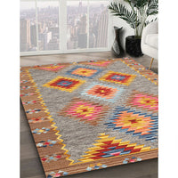 Contemporary Chestnut Red Southwestern Rug, con2068