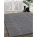 Machine Washable Contemporary Dark Gray Rug in a Family Room, wshcon2069