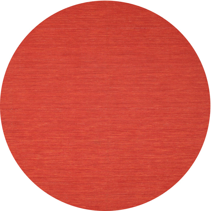 Square Machine Washable Contemporary Neon Red Rug, wshcon206