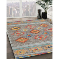 Contemporary Sage Green Southwestern Rug, con2072