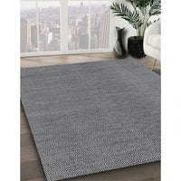 Contemporary Dark Gray Modern Rug, con2073