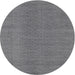 Square Machine Washable Contemporary Dark Gray Rug, wshcon2073