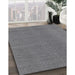 Machine Washable Contemporary Dark Gray Rug in a Family Room, wshcon2073