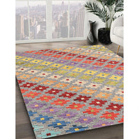 Contemporary Rust Pink Southwestern Rug, con2075