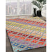 Machine Washable Contemporary Rust Pink Rug in a Family Room, wshcon2075