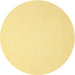 Square Machine Washable Contemporary Yellow Rug, wshcon2076