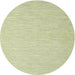 Sideview of Contemporary Avocado Green Modern Rug, con2077