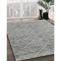 Contemporary Granite Gray Modern Rug, con2078