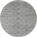 Sideview of Contemporary Granite Gray Modern Rug, con2078