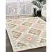 Machine Washable Contemporary Tan Brown Gold Rug in a Family Room, wshcon2079