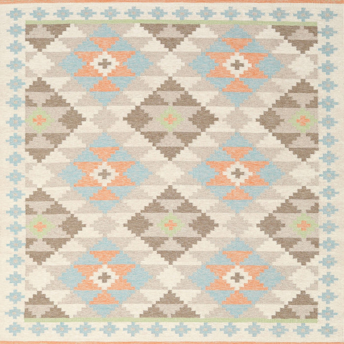 Sideview of Machine Washable Contemporary Tan Brown Gold Rug, wshcon2079