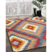 Machine Washable Contemporary Brown Rug in a Family Room, wshcon2080