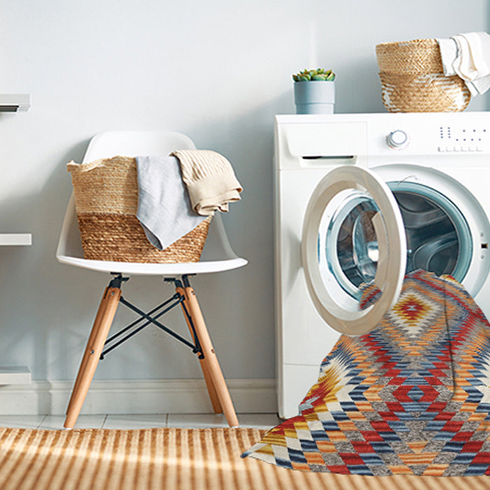 Machine Washable Contemporary Brown Rug in a Washing Machine, wshcon2080