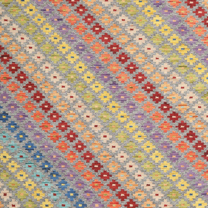 Contemporary Orange Salmon Pink Southwestern Rug, con2082