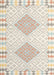 Contemporary Tan Brown Southwestern Rug, con2083