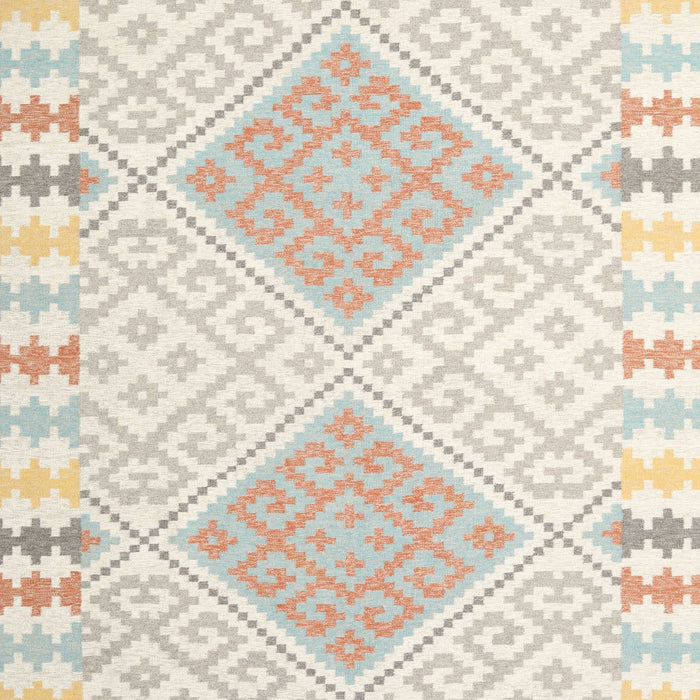Contemporary Tan Brown Southwestern Rug, con2083