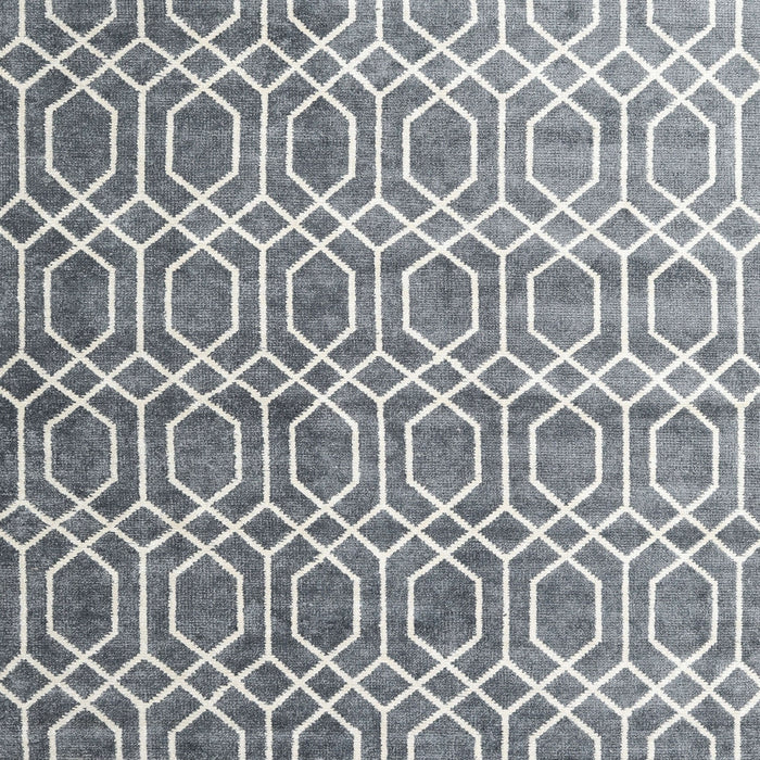 Machine Washable Contemporary Silver Gray Rug, wshcon2085