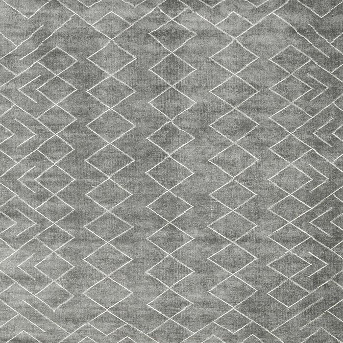 Sideview of Machine Washable Contemporary Dark Gray Rug, wshcon2086