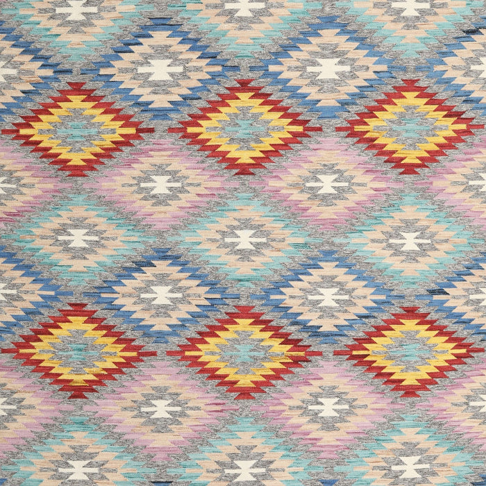 Contemporary Tan Brown Southwestern Rug, con2088