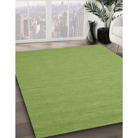 Contemporary Green Modern Rug, con208