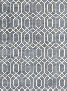 Contemporary Slate Granite Gray Modern Rug, con2092