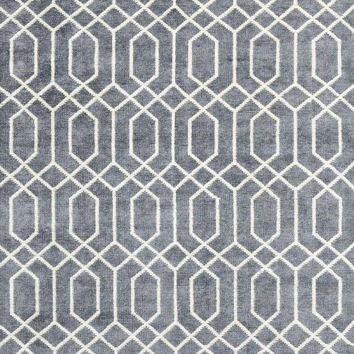 Machine Washable Contemporary Slate Granite Gray Rug, wshcon2092