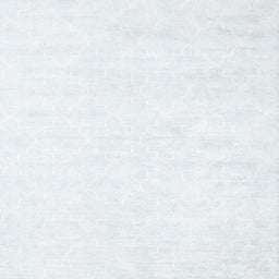 Square Contemporary Water Blue Solid Rug, con2093