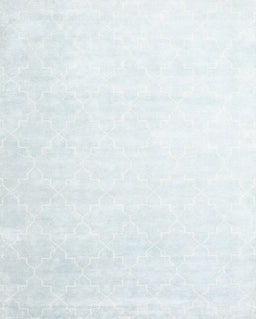 Machine Washable Contemporary Water Blue Rug, wshcon2097