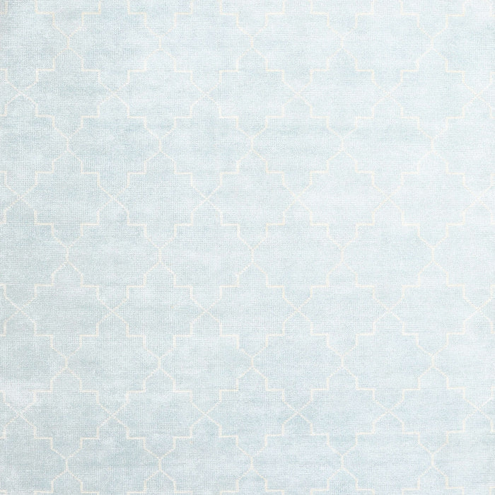 Contemporary Water Blue Modern Rug, con2097