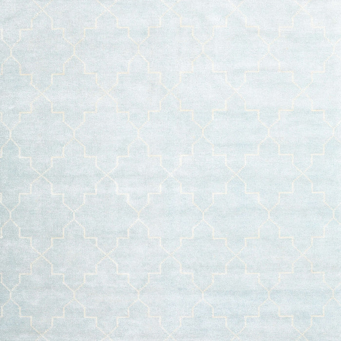 Contemporary Water Blue Modern Rug, con2098