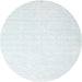 Sideview of Contemporary Water Blue Modern Rug, con2098