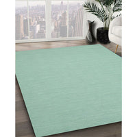 Contemporary Blue Green Modern Rug, con209