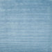 Square Contemporary Denim Blue Modern Rug, con20