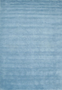 Machine Washable Contemporary Denim Blue Rug, wshcon20